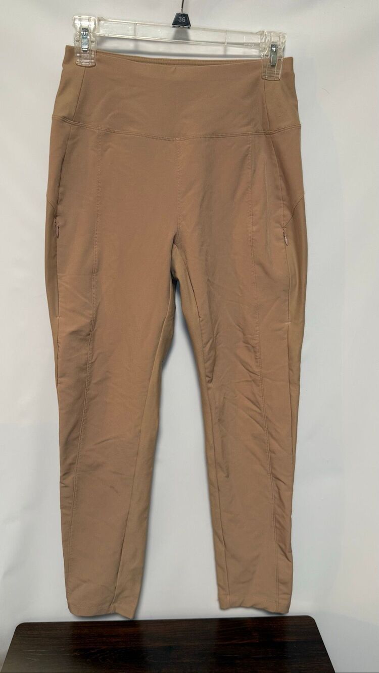 Avalanche Womens tan nude legging size small NWOT